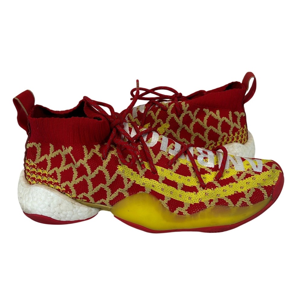 Adidas Pharrell Williams Crazy BYW Ambition Red Yellow Chinese New Year Size 9.5